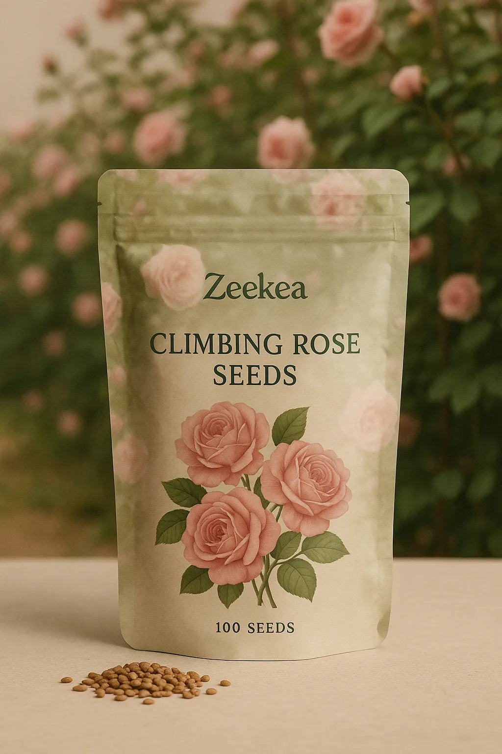 Climbing Rose Seeds – Grow Vertical Blooms at Home (Plant Growth Supplement Free)