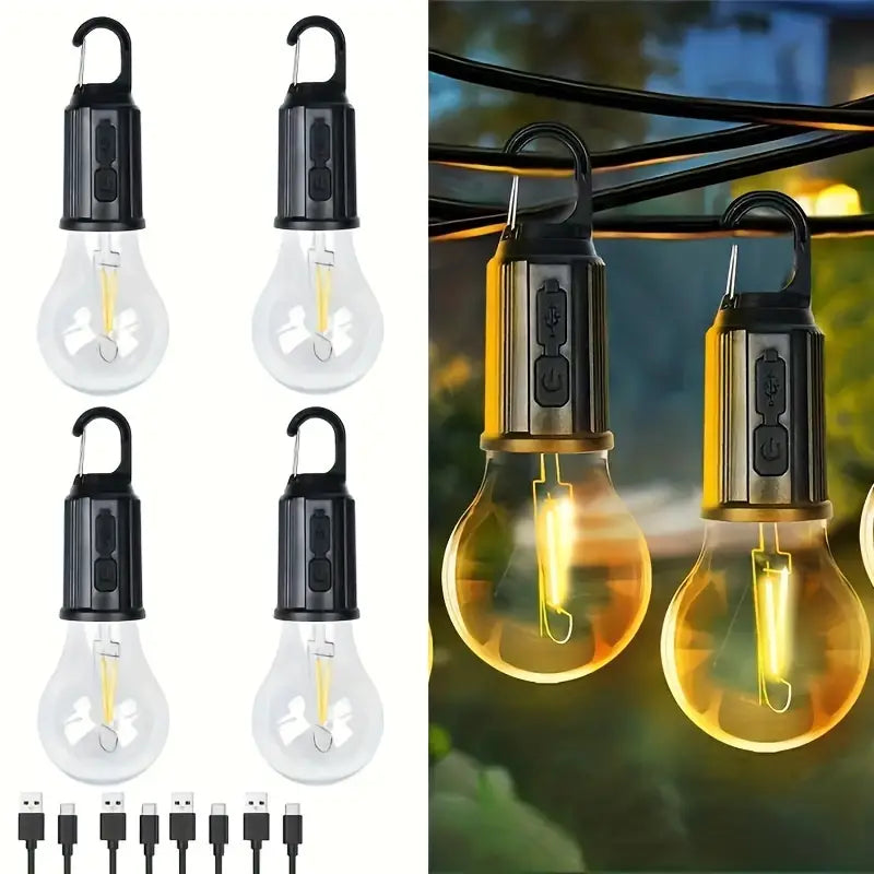 Shubh Glow Bulb – Rechargeable Camping + Festive Lighting