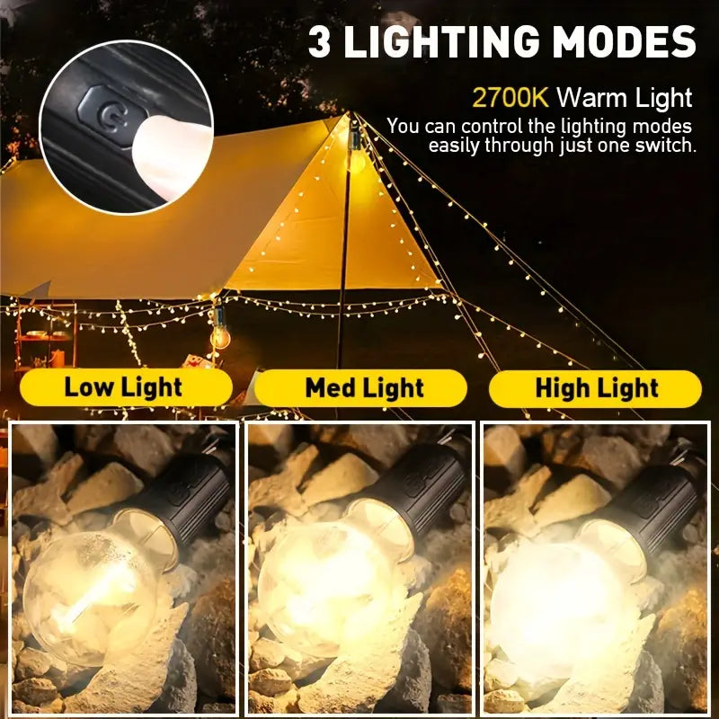 Shubh Glow Bulb – Rechargeable Camping + Festive Lighting