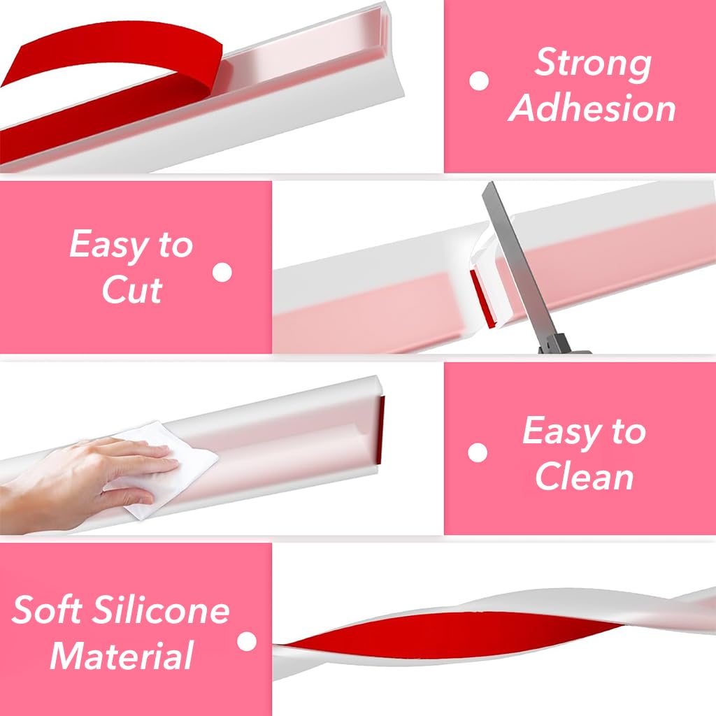 SealEdge Pro – Ultra-Grip Water Threshold Barrier Stopper Strip 1M (Pack Of 2)