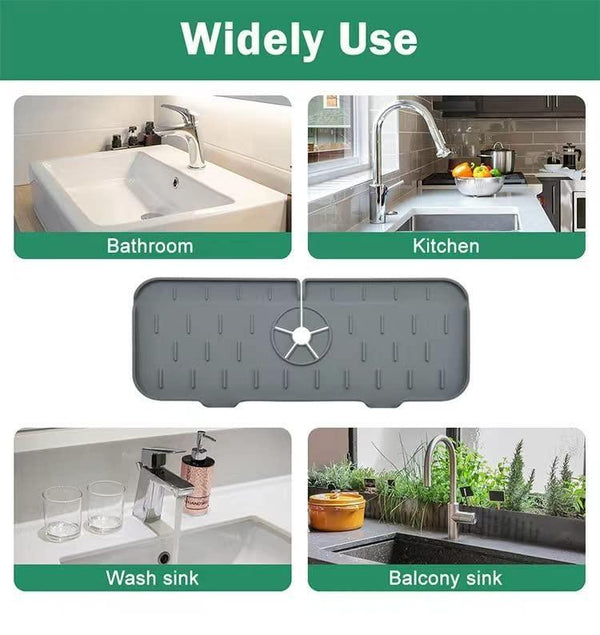 Sink Splash Faucet Mat by Zeekea™