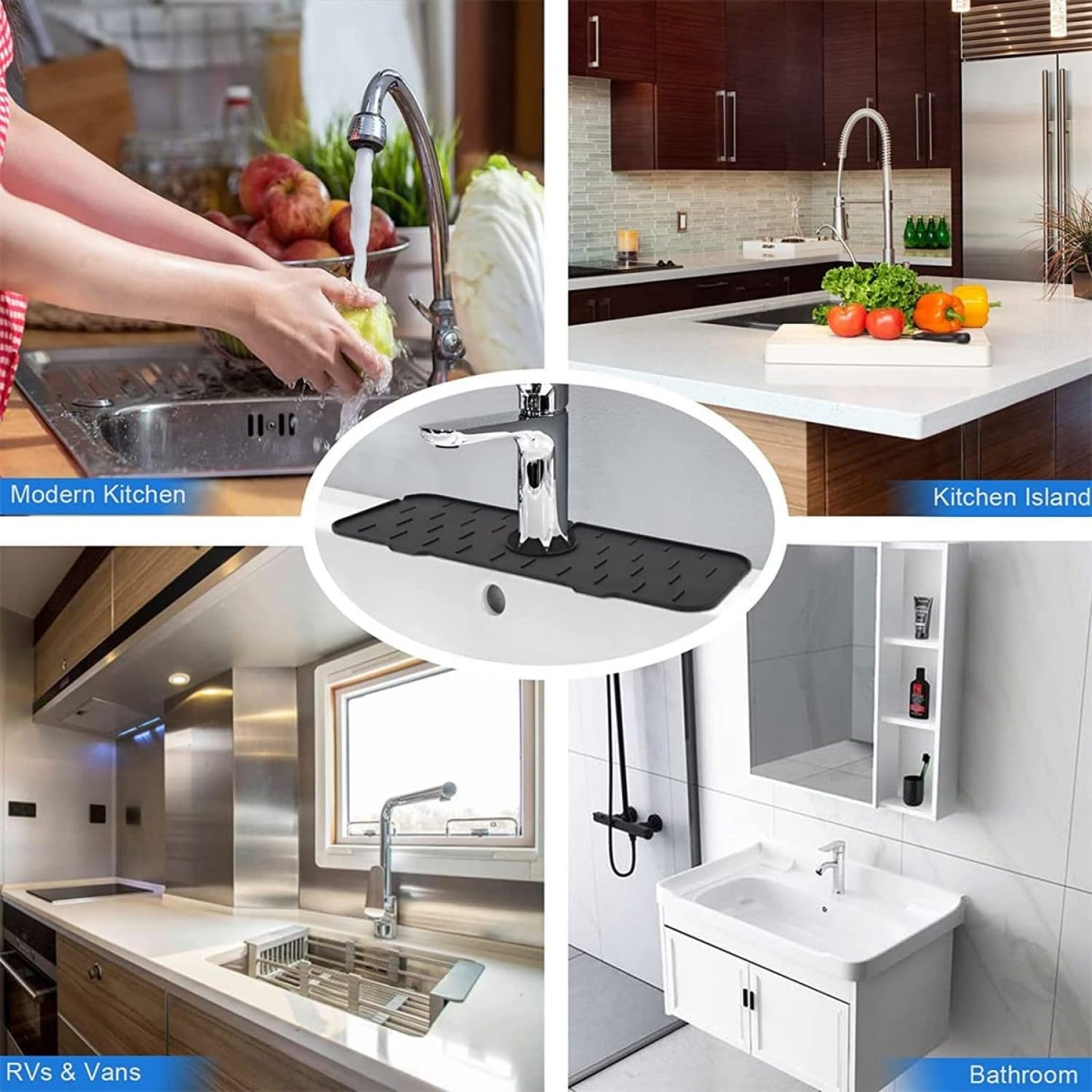 Silicone Faucet Guard Pad (Pack of 2)