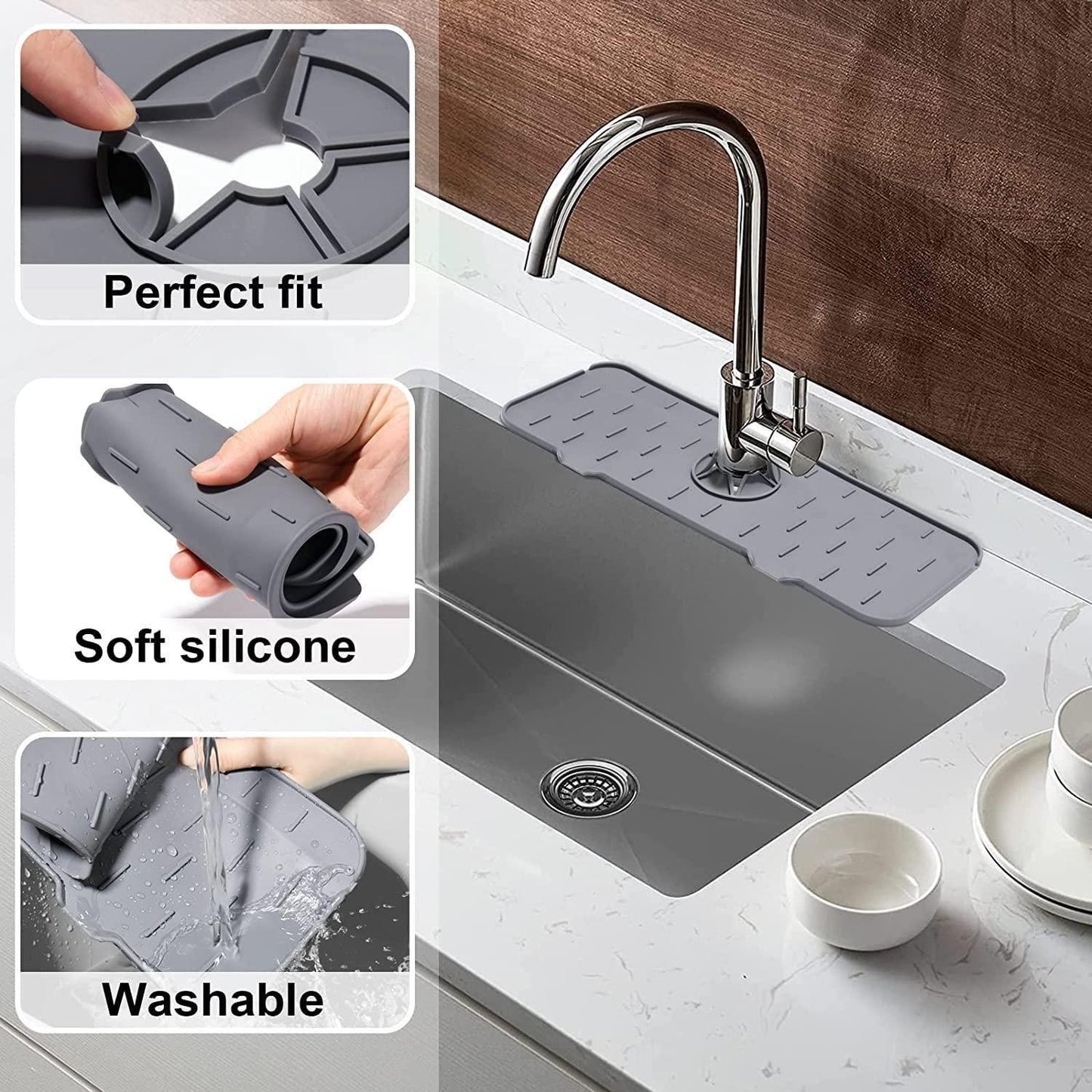 Silicone Faucet Guard Pad (Pack of 2)