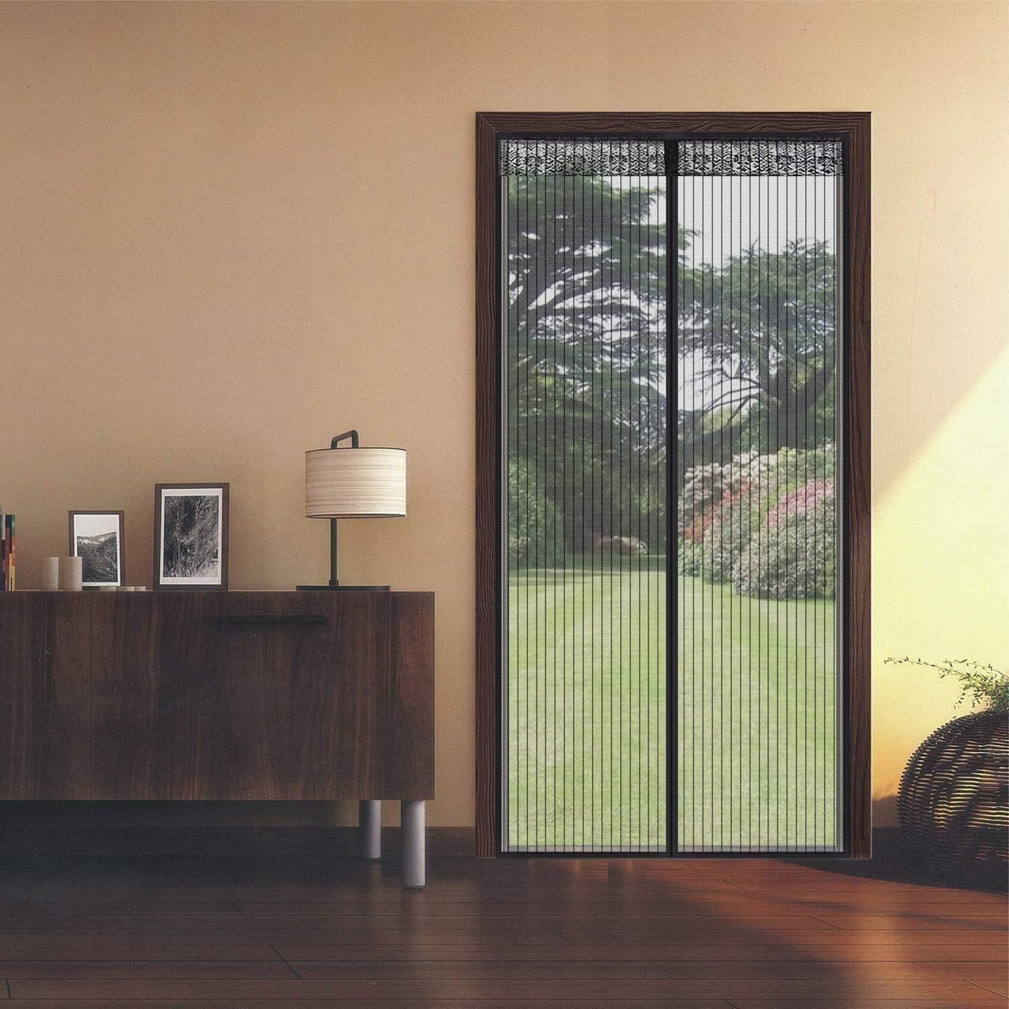 MosquiLock™ Magnetic Mesh Door Curtain – Fresh Air, Mosquito-Free Living