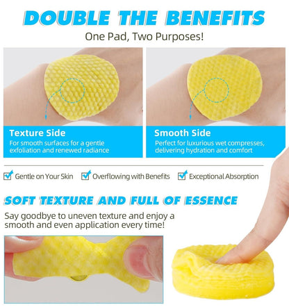 Turmeric Kojic Acid Cleansing Pads - 60Pcs