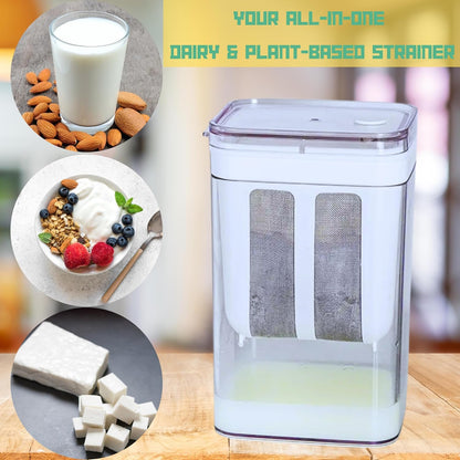 Yogurt Filter Strainer, Curd Maker with Ultra Fine Mesh – 1100ml