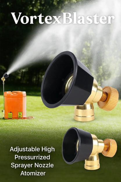 VortexBlaster™ Adjustable High Pressurized Sprayer Nozzle Atomizer