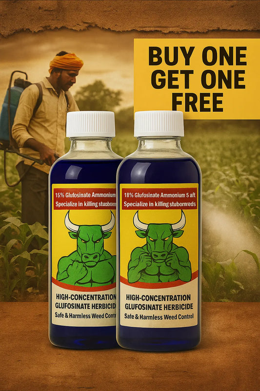 MidoriGuard™ High-Concentration Glufosinate Herbicide – Organic & Crop-Safe (Pack of 2)