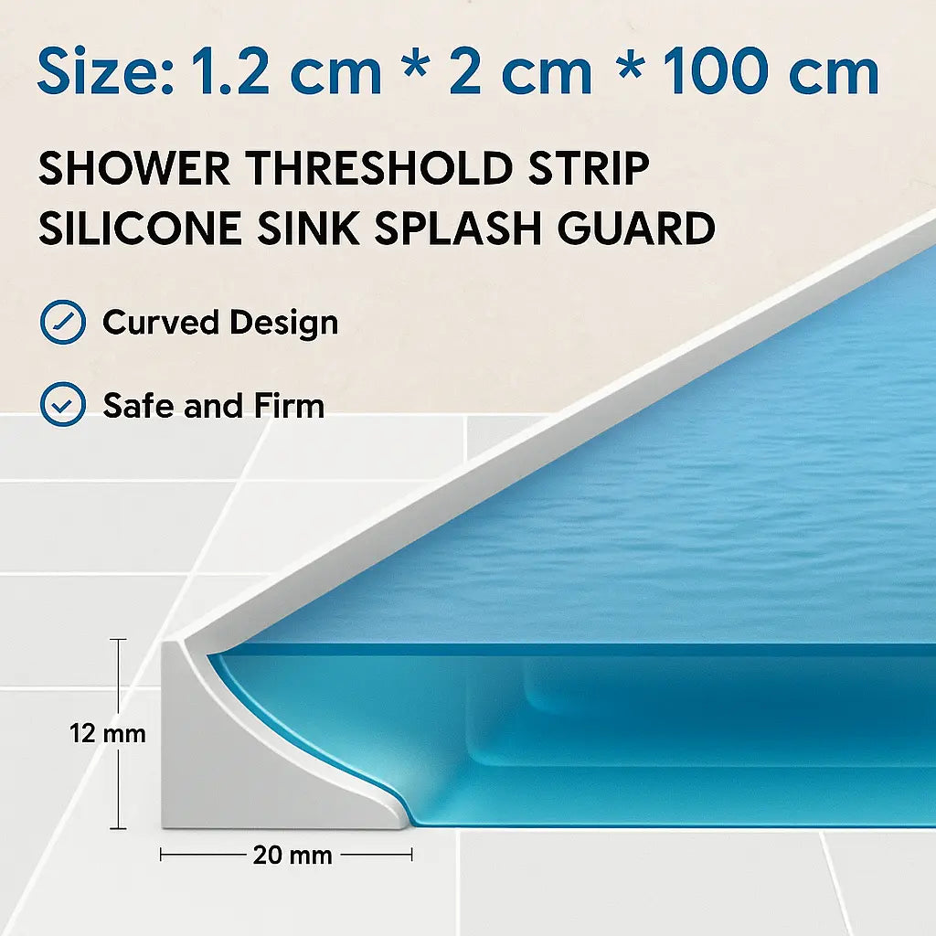 SealEdge Pro – Ultra-Grip Water Threshold Barrier Stopper Strip 1M (Pack Of 2)