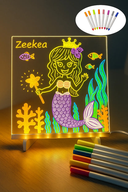 GlowWrite™ LED Acrylic Board —Screen-Free Creative Toy • 2 Free eBooks 🎁