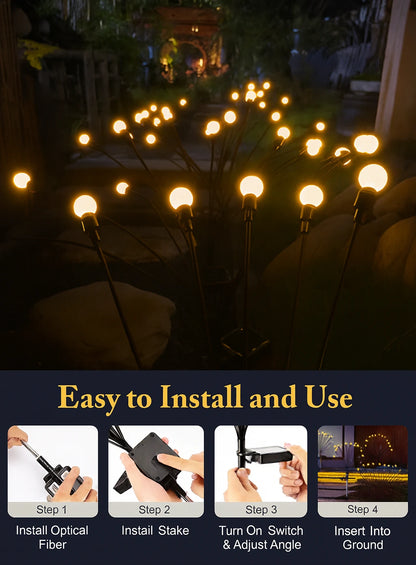 Eco-Friendly Solar Firefly Lights✨