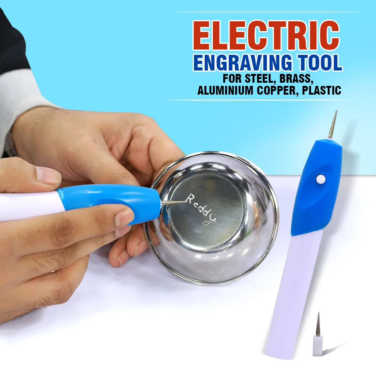Zeekea Engraving Pen for Metal, Glass, Jewellery, Wood & Plastic
