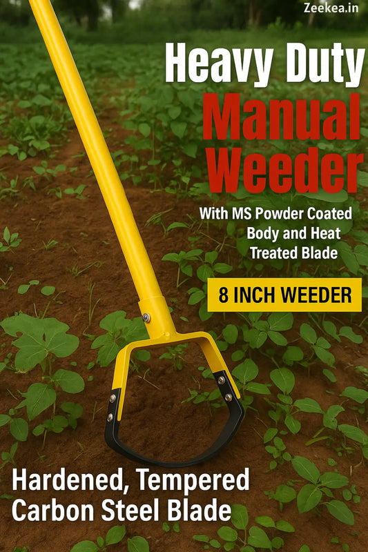 Heavy Duty Manual Weeder (8″ Blade) – MS Powder Coated, Heat-Treated
