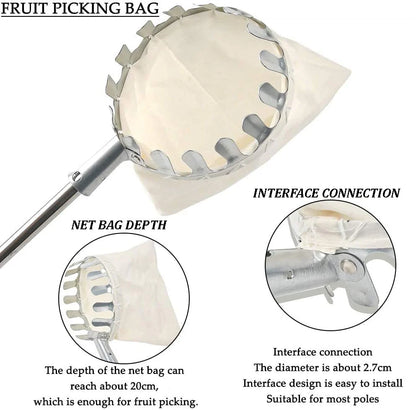 Fruit Picking Tool With Storage Bag