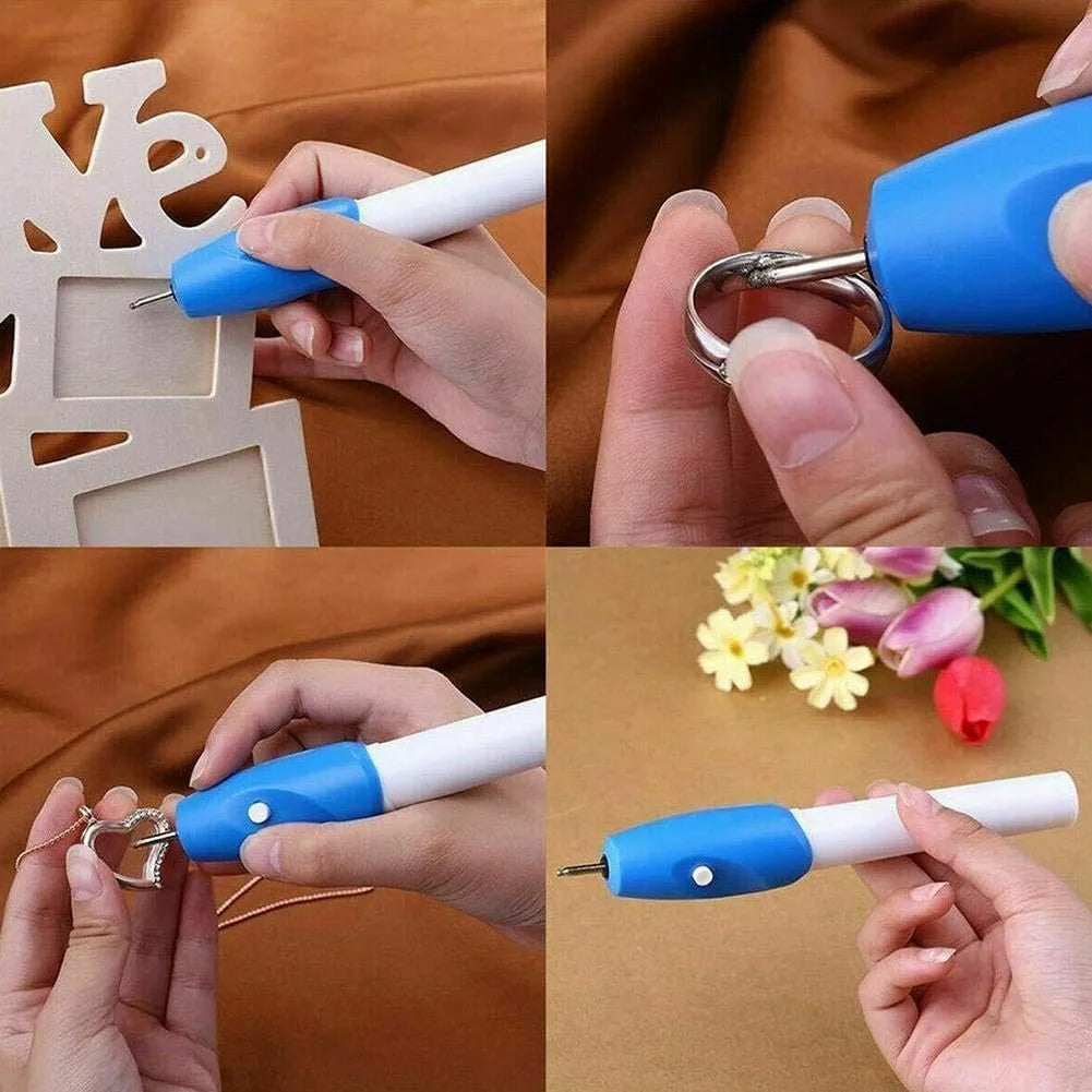 Zeekea Engraving Pen for Metal, Glass, Jewellery, Wood & Plastic
