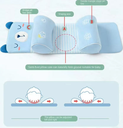 Grandma's Adjustable Head Shaping Pillow for Babies – Prevents Flat Head👶