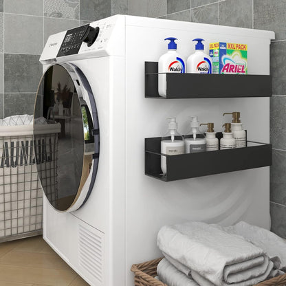 Magnetic Wall-Free Storage Shelf for Fridge & Metal Surfaces (Pack Of 2)