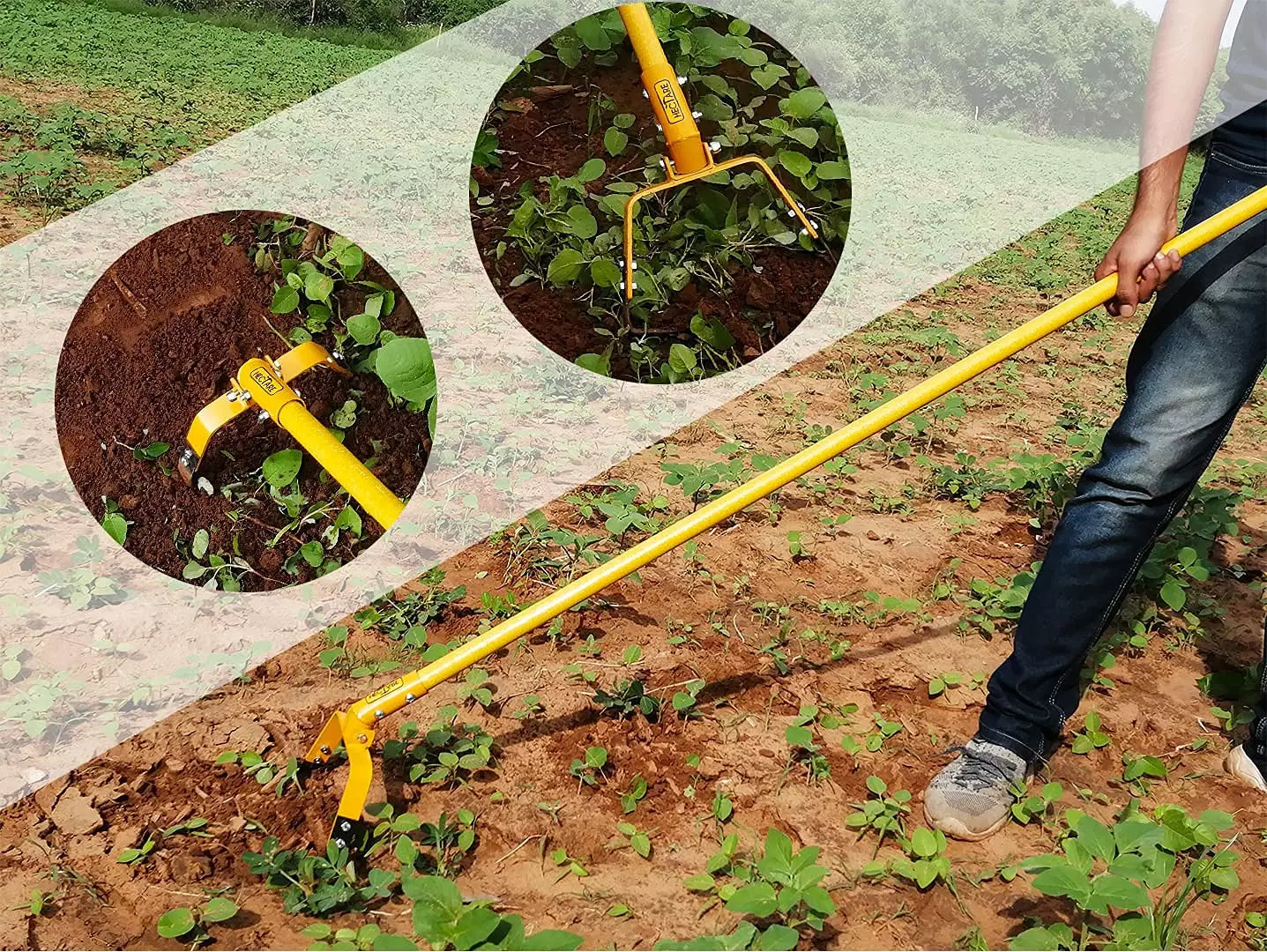 Heavy Duty Manual Weeder (8″ Blade) – MS Powder Coated, Heat-Treated