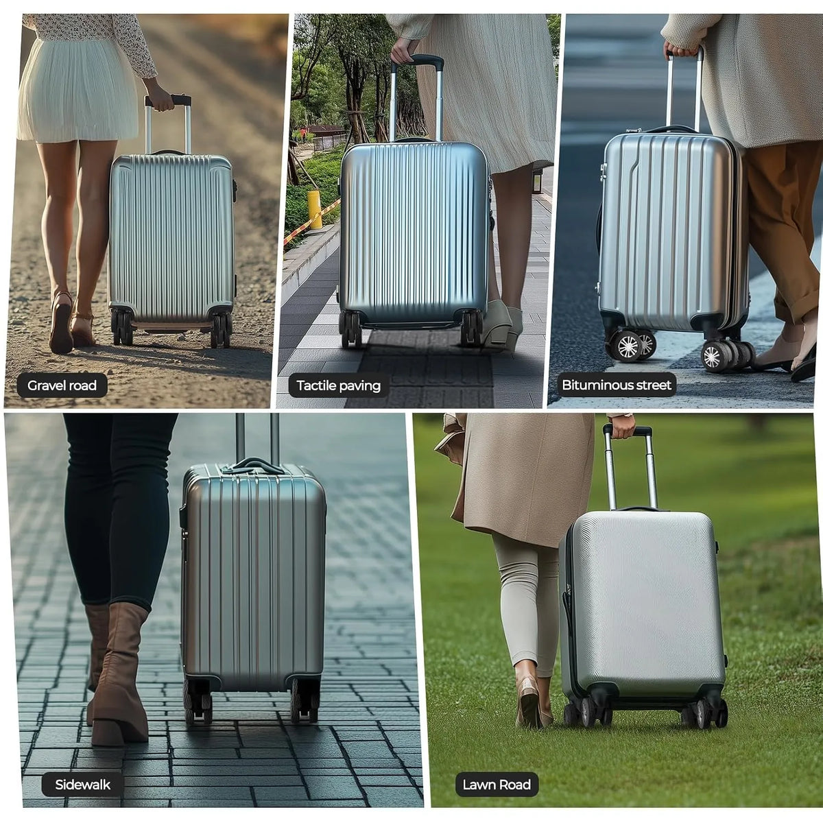 Zeekea Premium Upgraded Luggage Wheel Covers